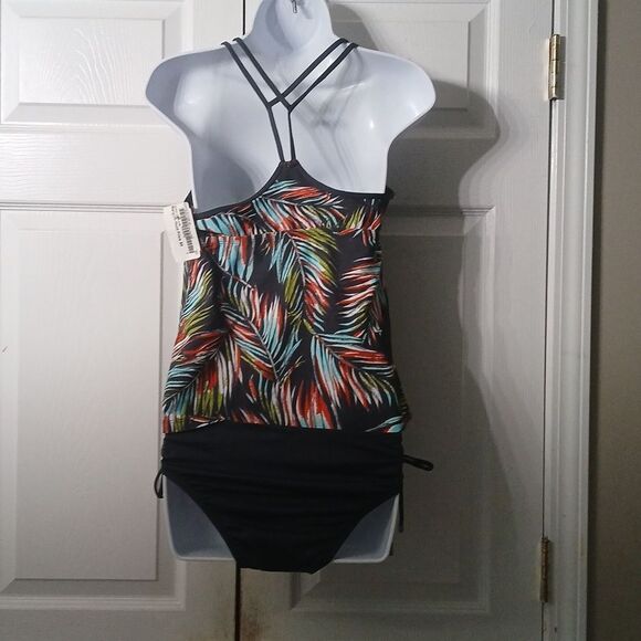 Mossimo 2 pc tankini bathing suit swimsuit Sz M NWT - Picture 6 of 13